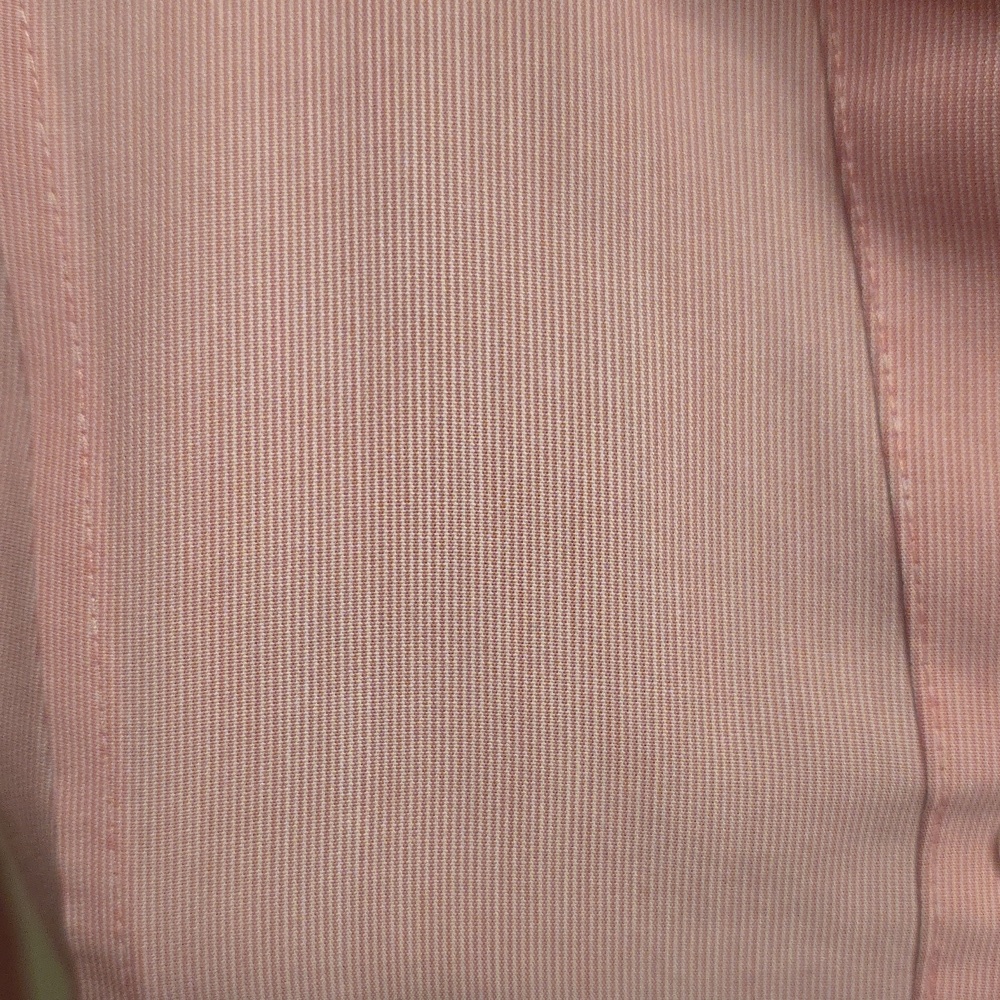 Coldwater Creek Pink And White Fitted Button Down Shirt Top Classic Casual Small - Picture 2 of 13